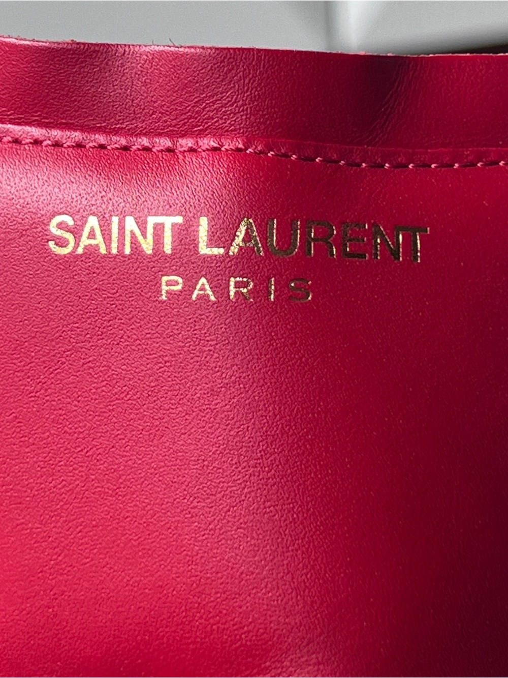 Saint Laurent SL/10H Red and Black High-Top Leather Sneakers - Picture 10 of 12